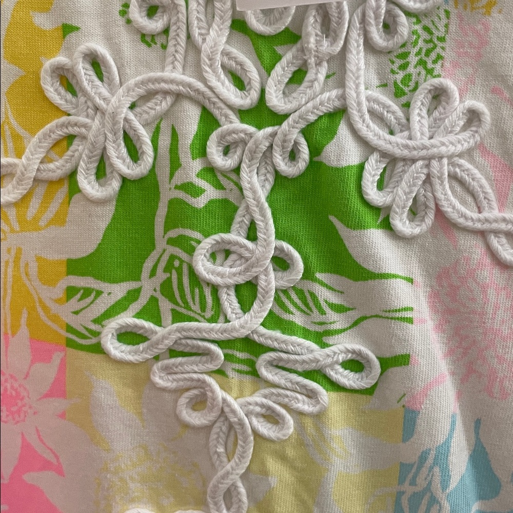 NWT LILLY PULITZER Maxi Raina Sleeveless Pastel Patchwork Dress small - Picture 8 of 8